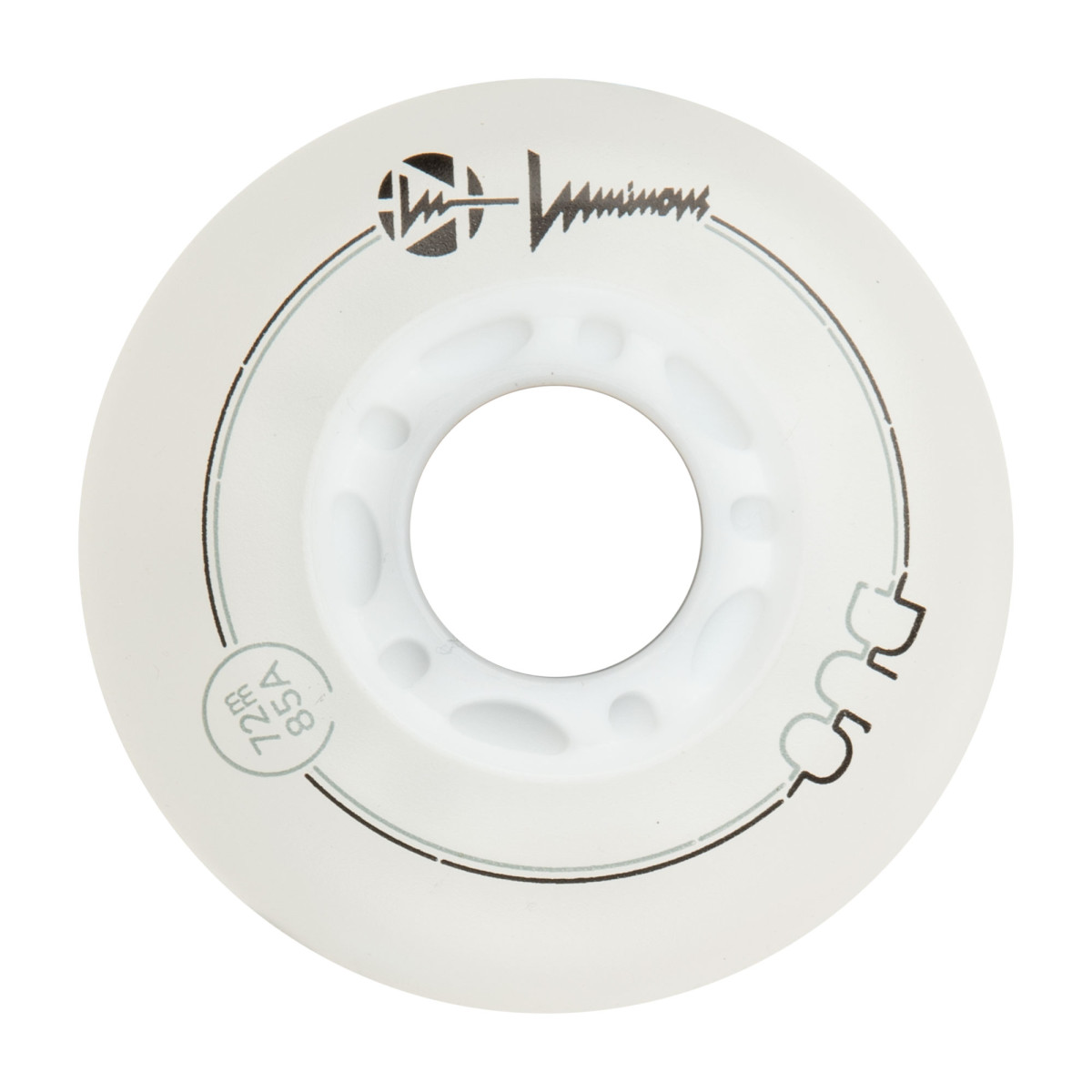 KOŁA LUMINOUS LED DUO WHITE WHITE 72MM / 85A X1