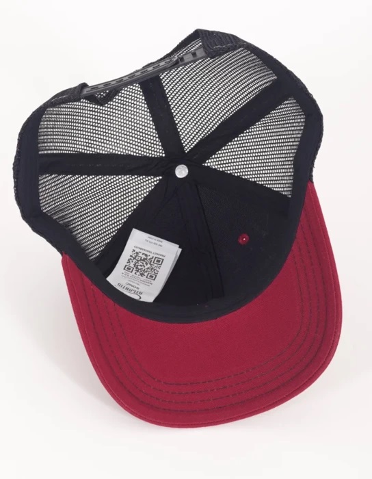 CZAPKA NERVOUS TRUCKER CLASSIC MAROON BLACK