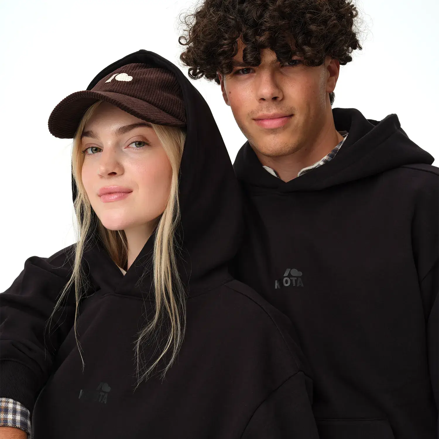 KUBOTA BLUZA STATEMENT UNISEX Z KAPTUREM CZARNA