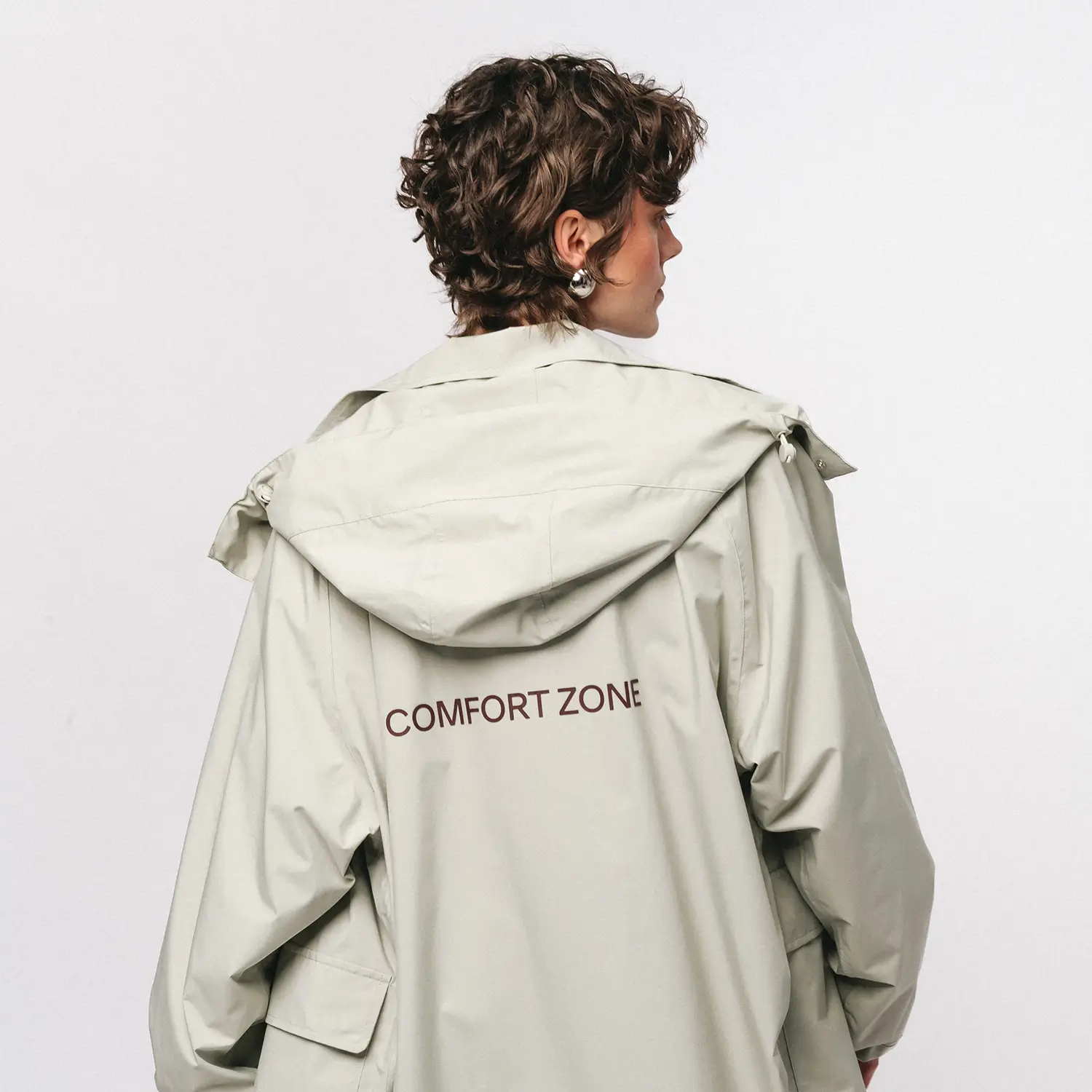 KUBOTA PARKA PRZECIWDESZCZOWA OVERSIZE COMFORT ZONE MATCHA UNISEX