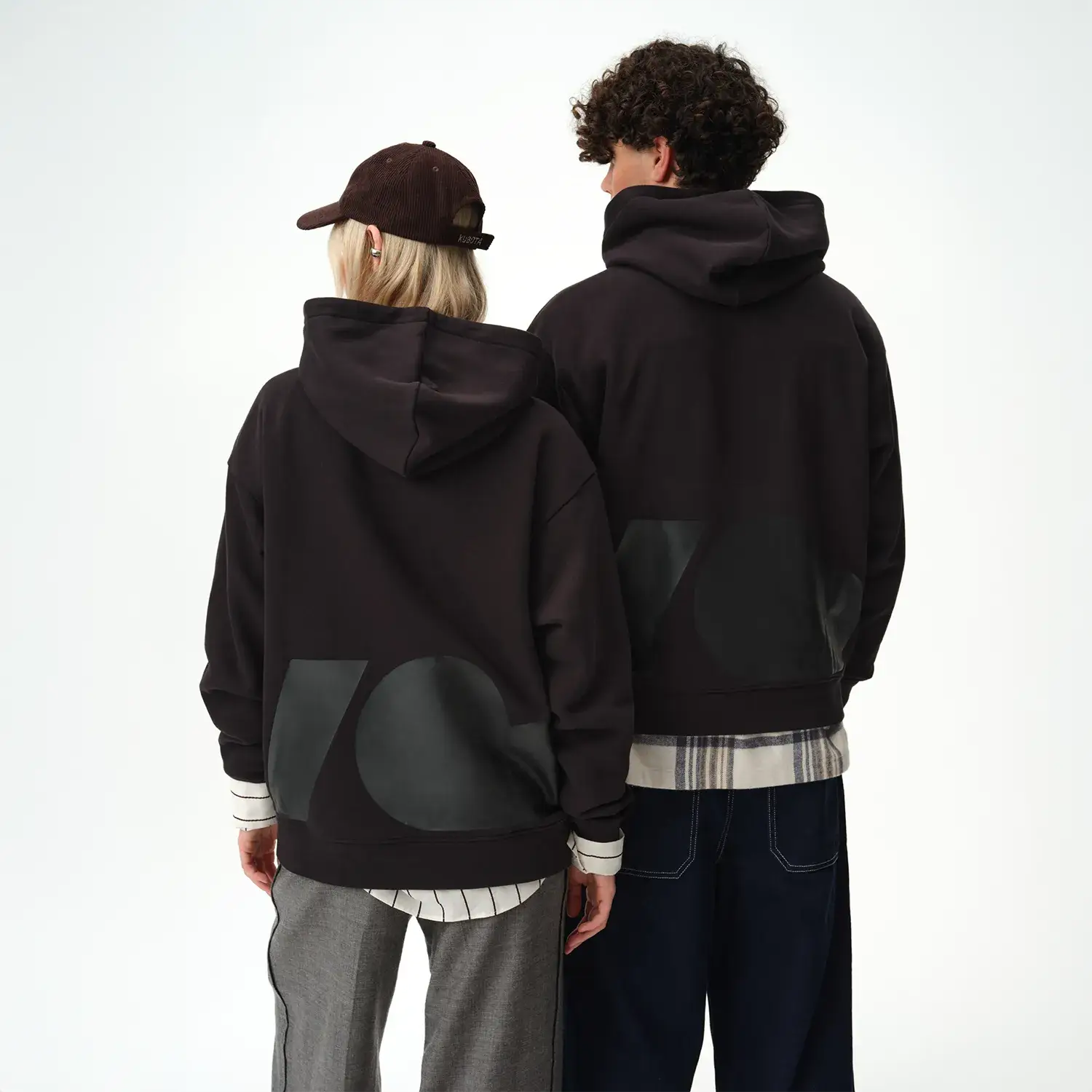KUBOTA BLUZA STATEMENT UNISEX Z KAPTUREM CZARNA