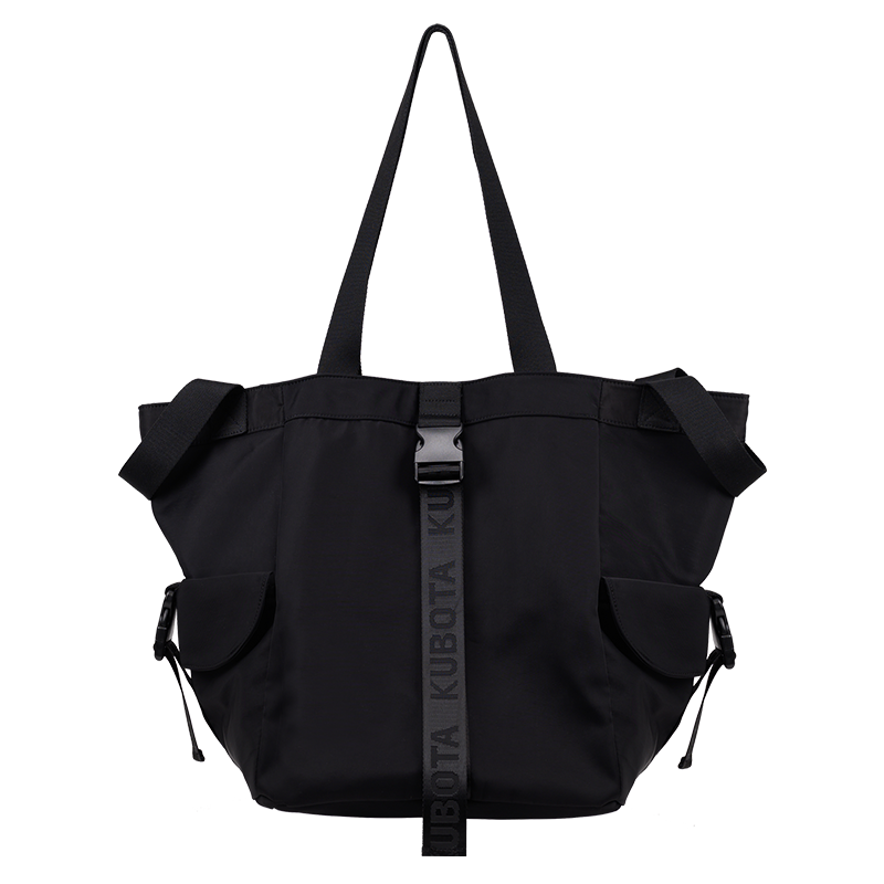 KUBOTA TORBA SHOPPER POCKETS BAG NYLONOWY CZARNY