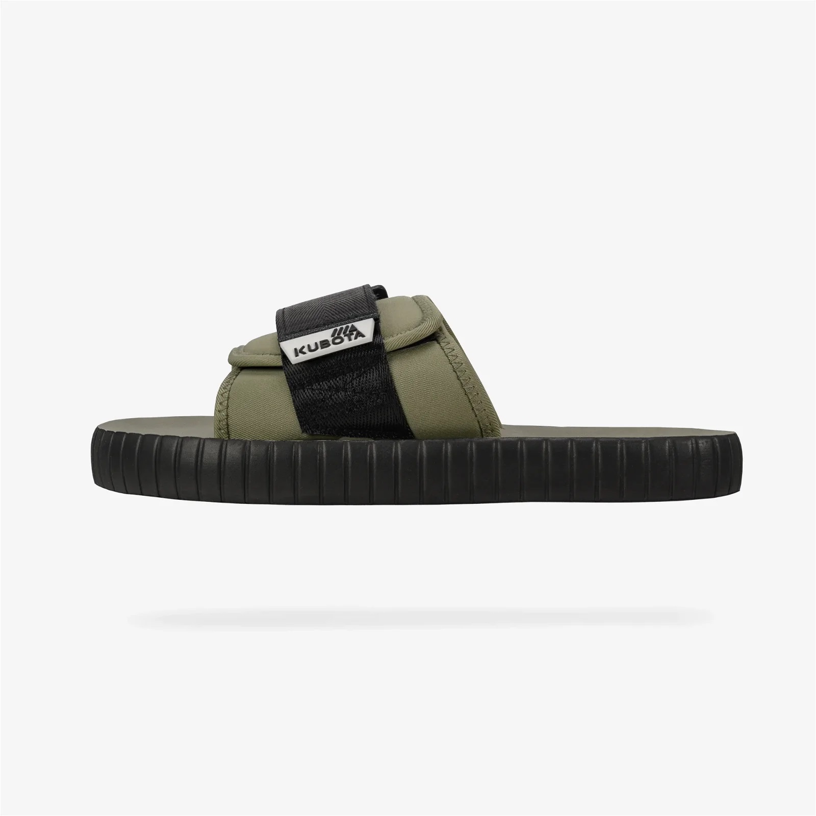 KLAPKI KUBOTA RZEP 2.0 TECH KHAKI Z CZARNĄ TAŚMĄ