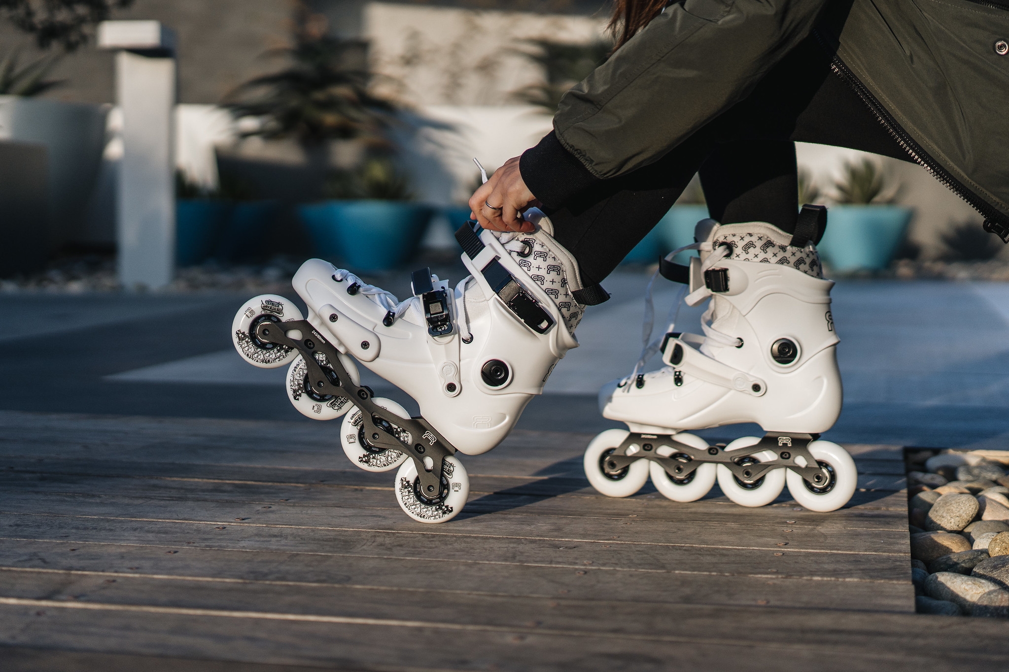ROLKI FR SKATES FR1 80 DELUXE INTUITION WHITE