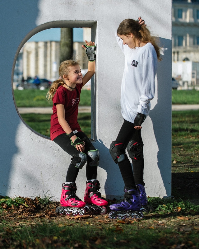 ROLKI FR SKATES AXS PINK - ROLKI JUNIORSKIE REGULOWANE