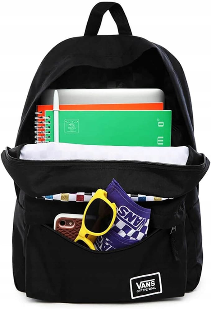 PLECAK VANS GLITTER CHECK R BACKPACK BLACK