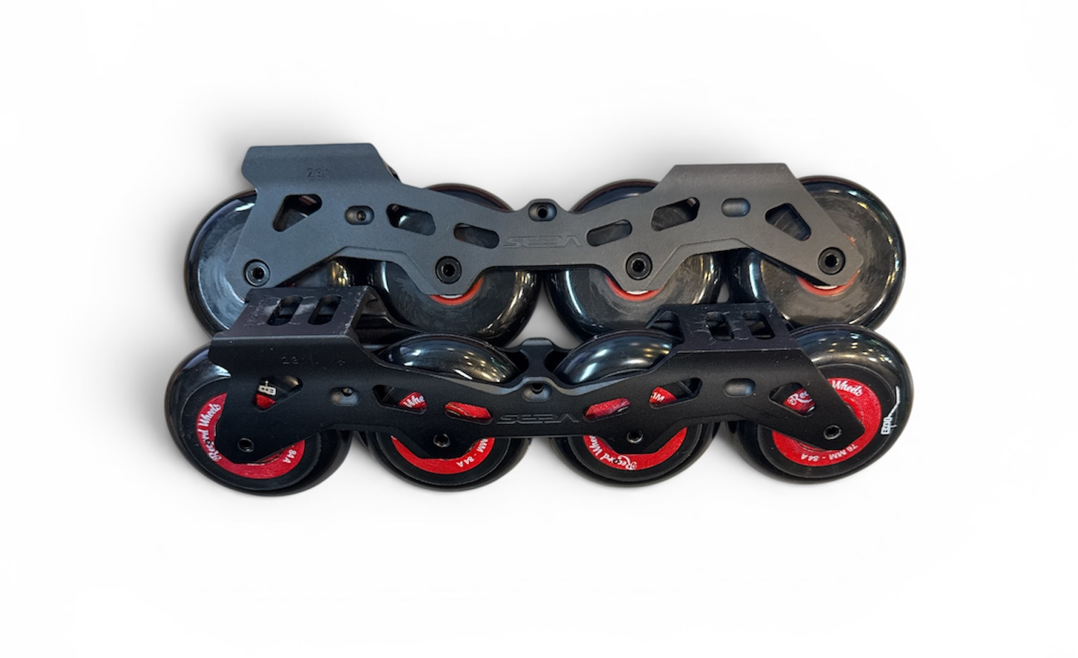 PŁOZY SEBA DELUXE V2 FRAME 231MM BLACK FLAT ZESTAW