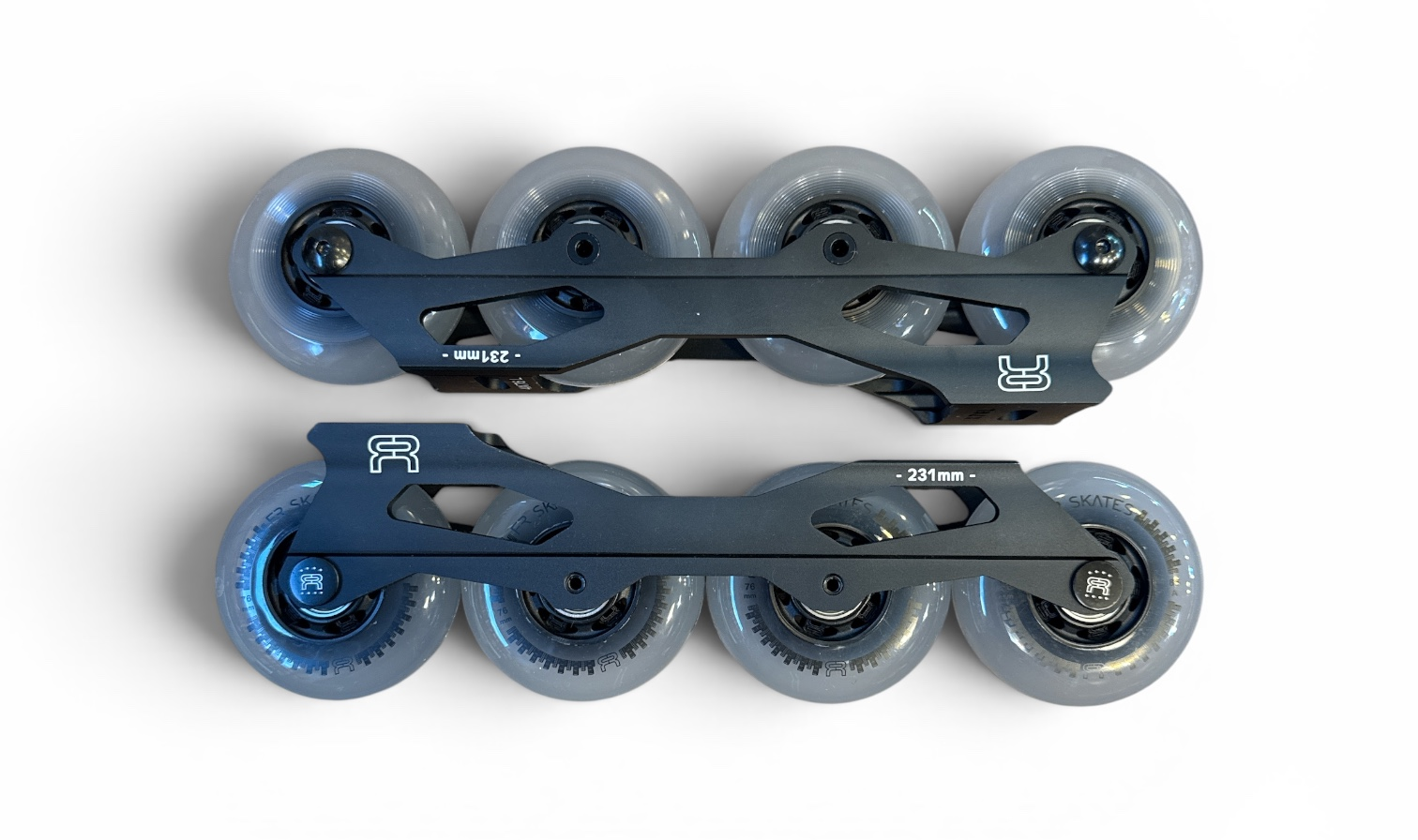 PŁOZY FR SPIN 476 FRAME 231MM BLACK ROCKERED / FLAT ZESTAW