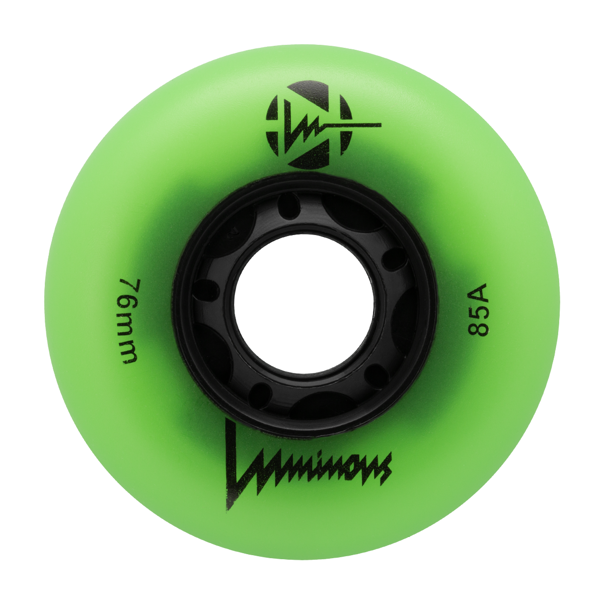 KOŁA LUMINOUS GREEN GLOW 76MM / 85A x1