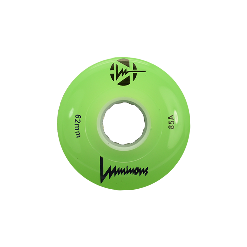 KOŁA LUMINOUS QUAD ŚWIECĄCE DO WROTEK GREEN 62 MM / 85A X1