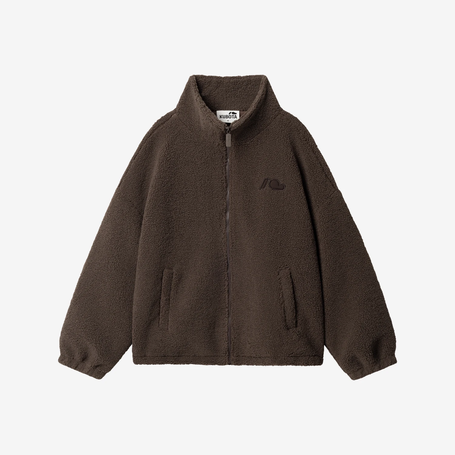 KUBOTA BLUZA POLAROWA ROZPINANA CUSHY BRĄZOWA UNISEX