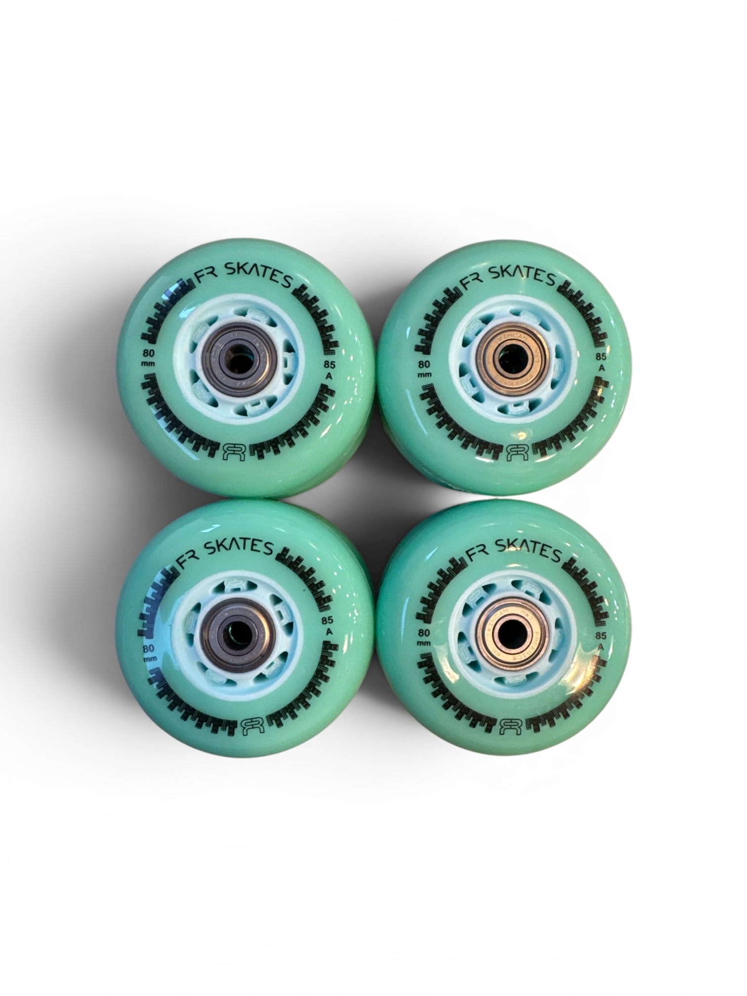 KOŁA FR SKATES DOWNTOWN MINT 80MM / 85A X8 MW7 ZESTAW