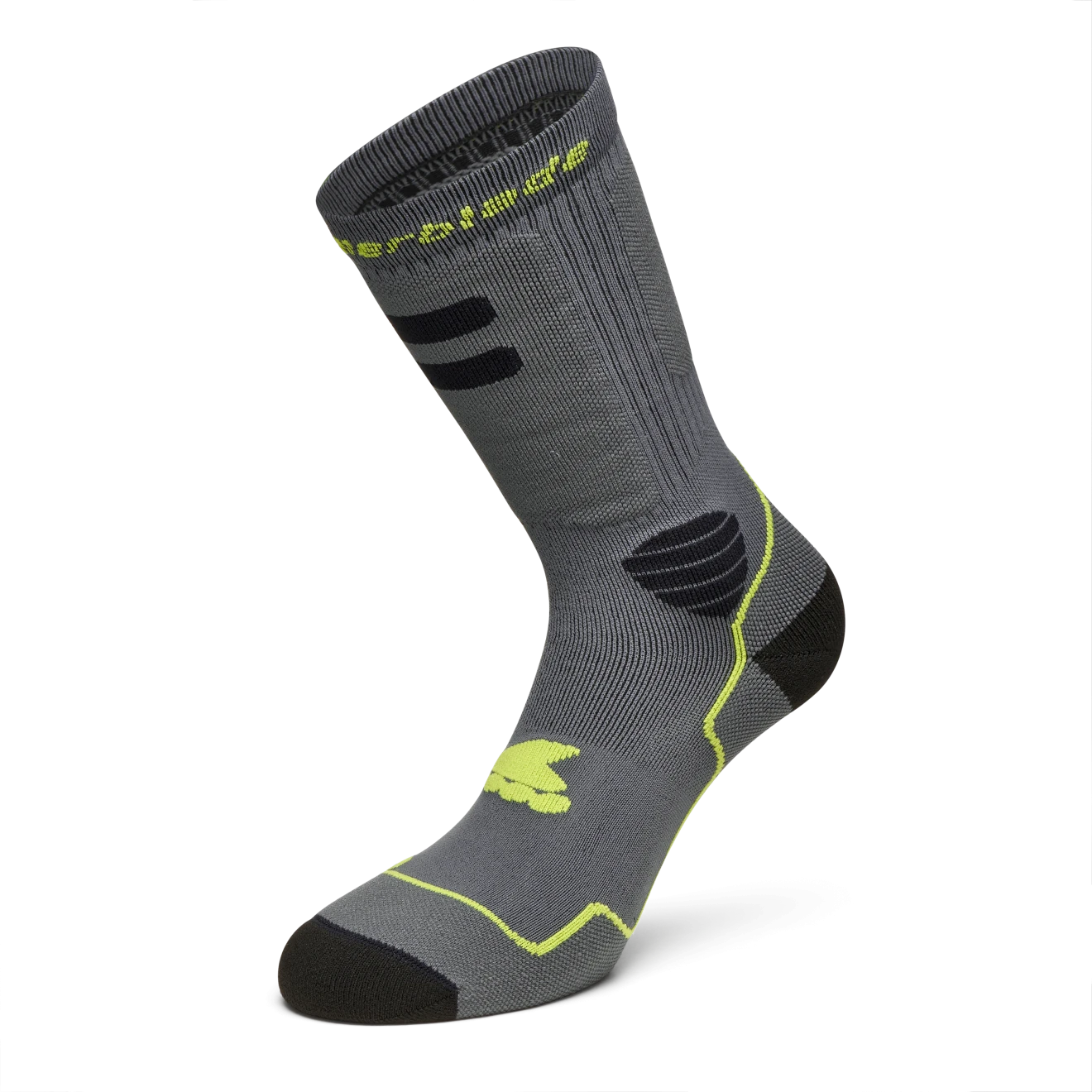 SKARPETY DO ROLEK ROLLERBLADE SKATE HIGH PERFORMANCE SOCKS ANTHRACITE / LIME