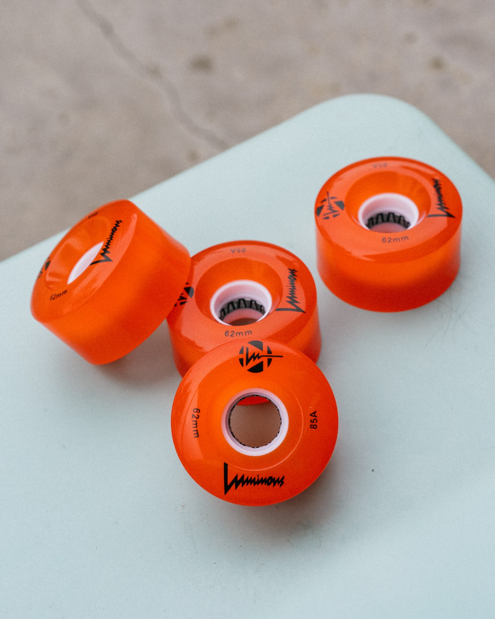 KOŁA LUMINOUS QUAD ŚWIECĄCE DO WROTEK ORANGE 62 MM / 85A X1