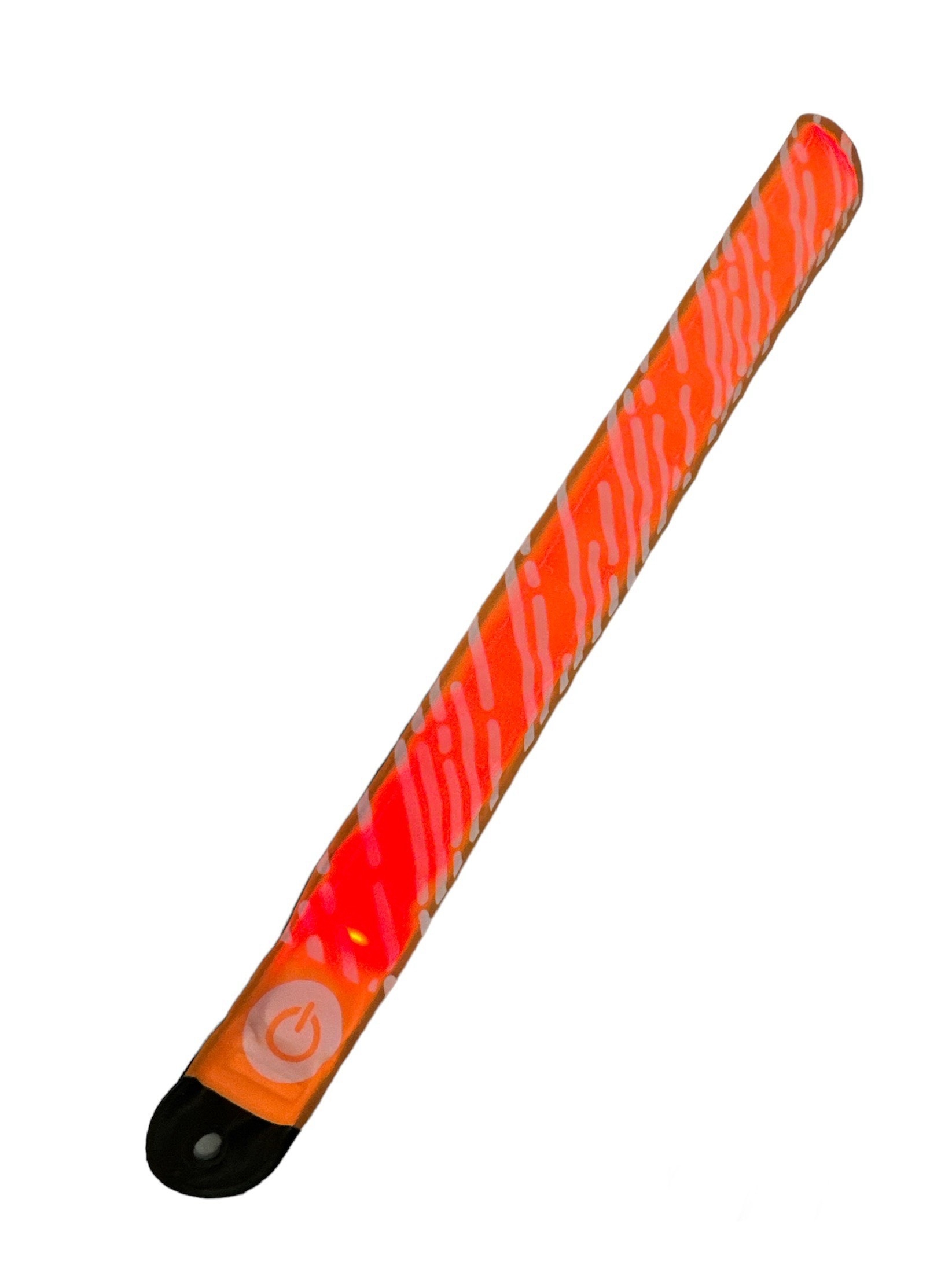 OŚWIETLENIE ODBLASK ODBLASKI OPASKA ODBLASKOWA LED POMARAŃCZOWA
