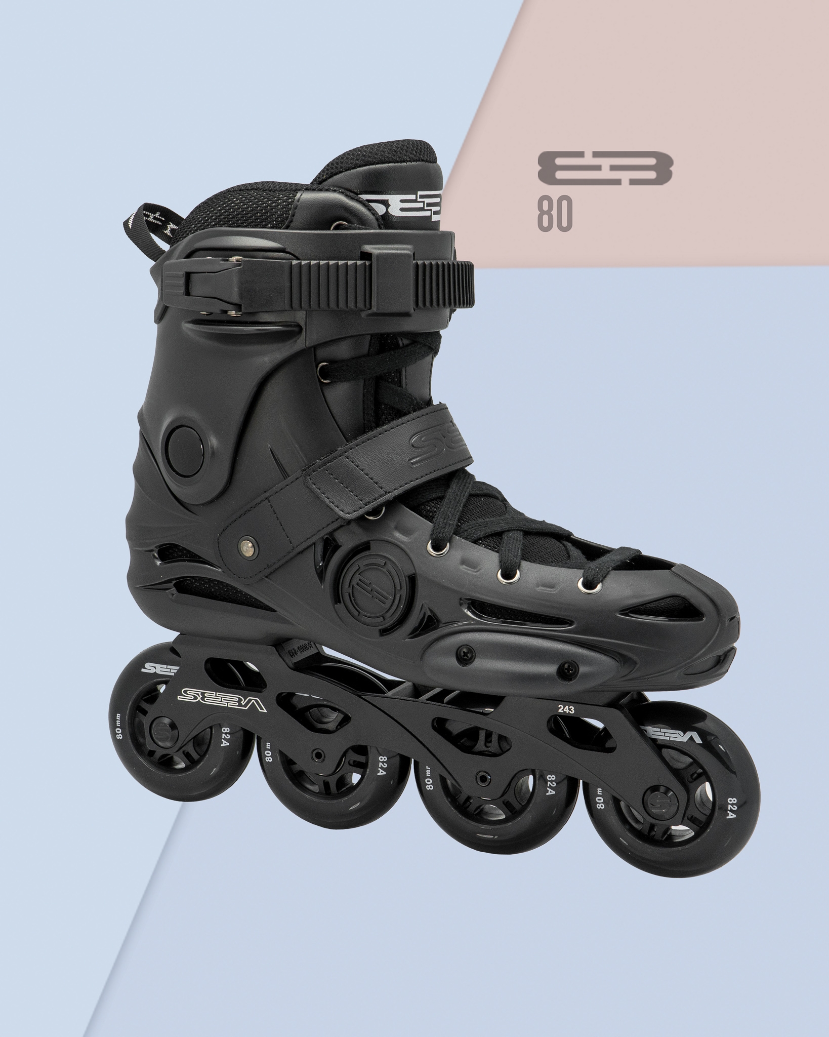 ROLKI SEBA E3 80 BLACK