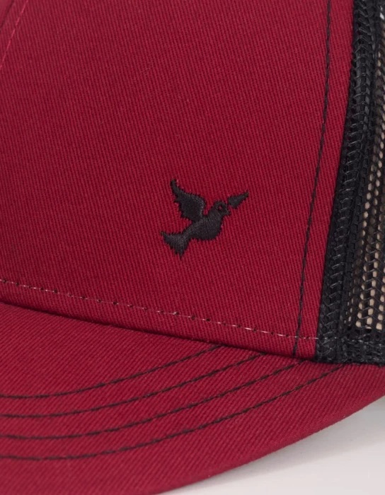 CZAPKA NERVOUS TRUCKER ICON MAROON BLACK