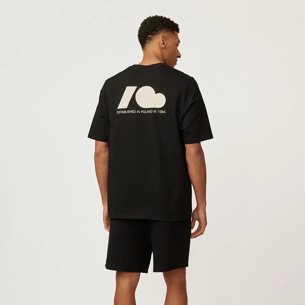 KUBOTA T-SHIRT SPORTOWY MOVE CZARNY