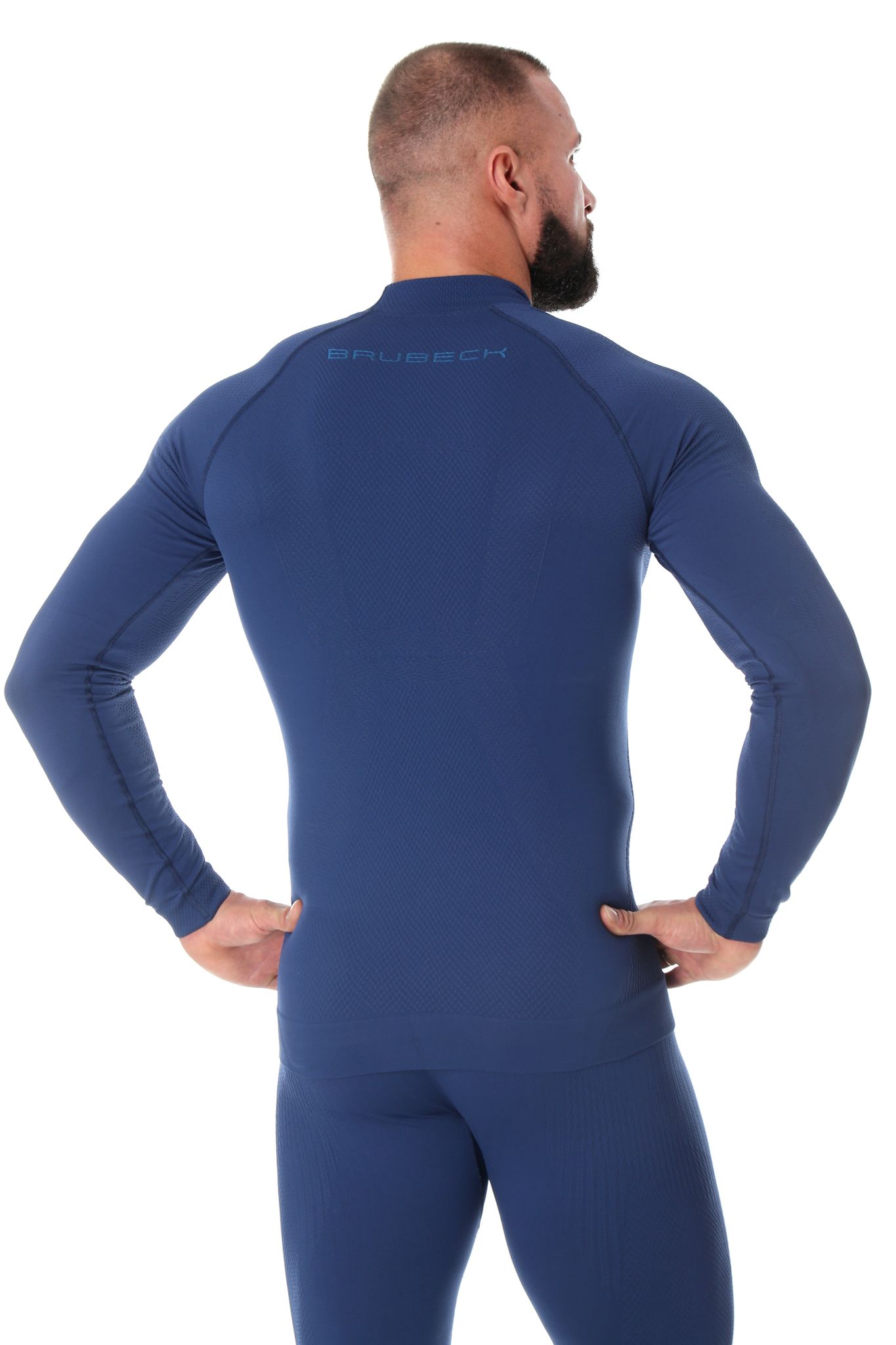 BLUZA MĘSKA BRUBECK EXTREME THERMO CIEMNONIEBIESKI LS15290