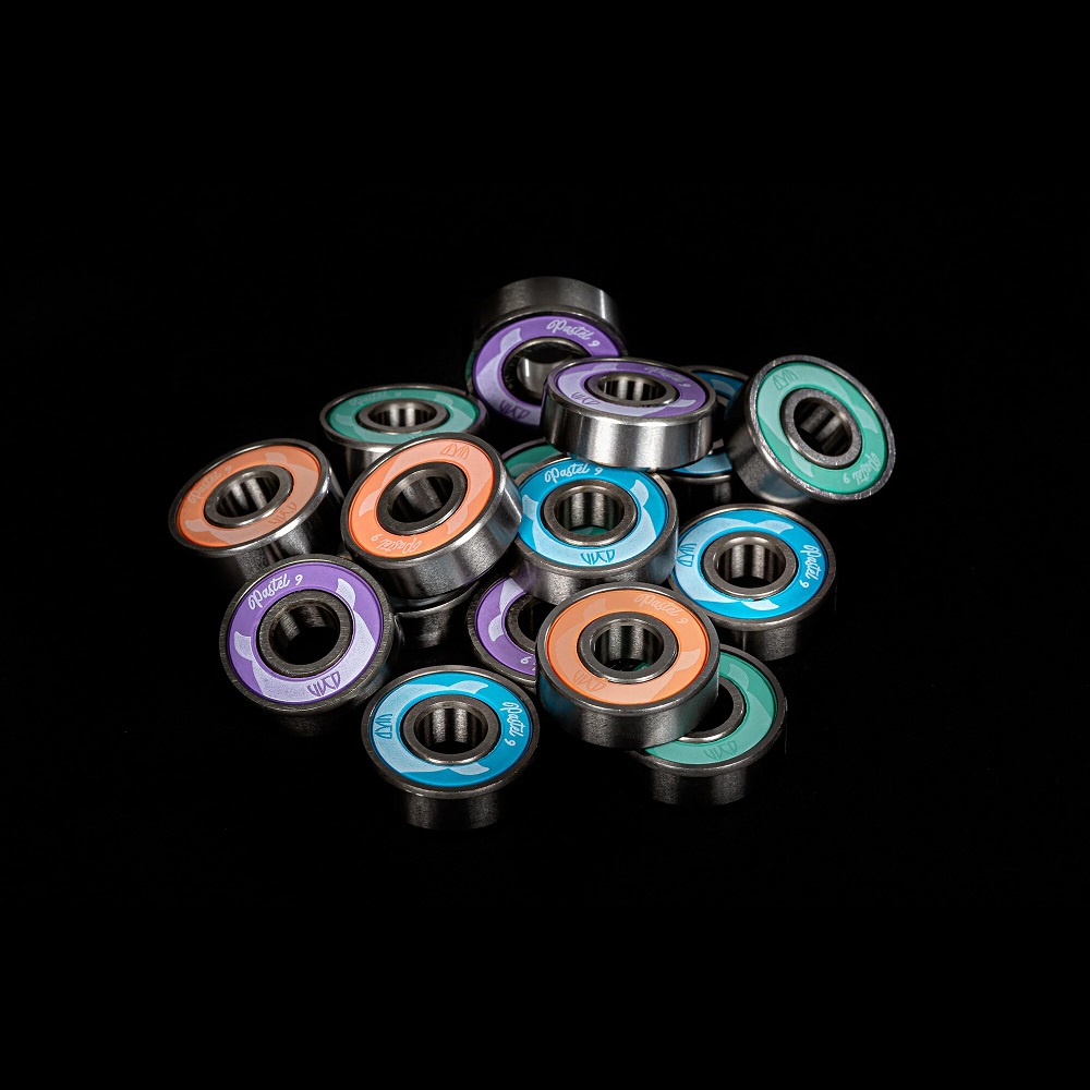 ŁOŻYSKA POWERSLIDE WICKED PASTEL 9 ABEC 9 FREESPIN BEARINGS ZESTAW TUBE X16