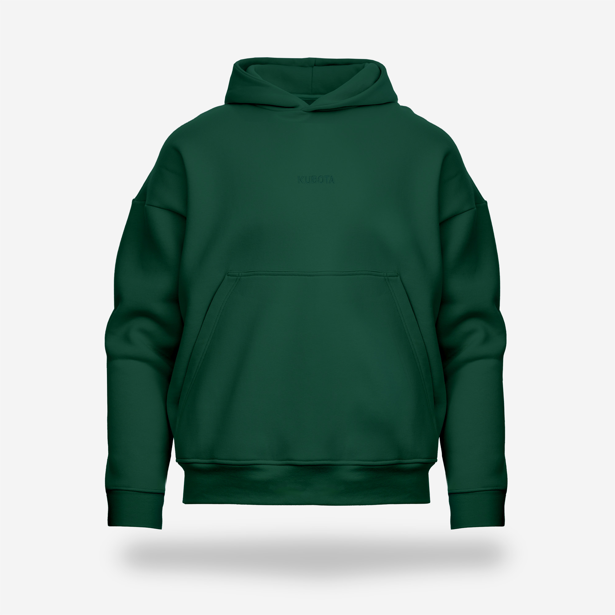 KUBOTA BLUZA OVERSIZE UNISEX Z KAPTUREM ZIELONA