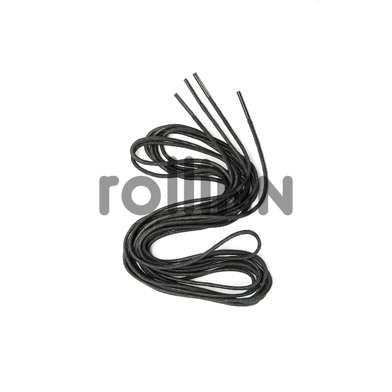 SZNURÓWKI FR SKATES STRING WAXED LACES 230 CM BLACK
