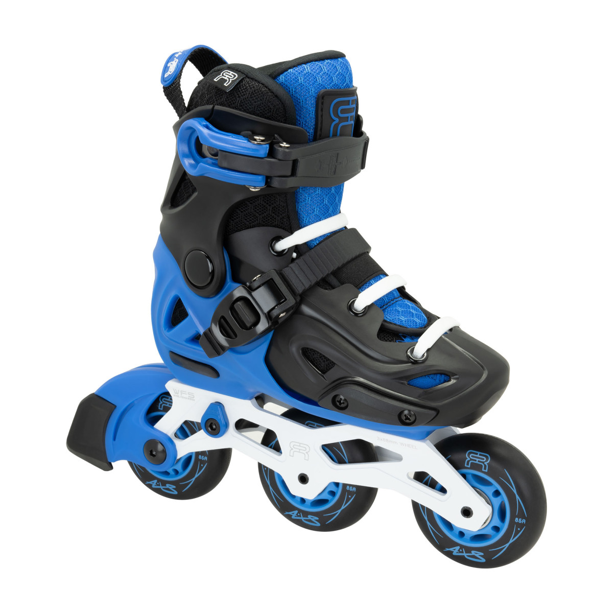 ROLKI FR SKATES AXS BLACK BLUE - ROLKI JUNIORSKIE REGULOWANE