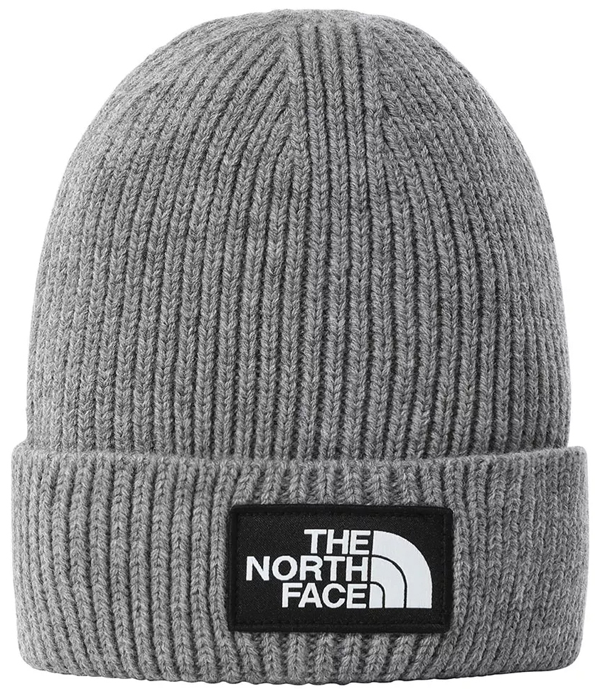 THE NORTH FACE CIEPŁA SPORTOWA CZAPKA ZIMOWA DAMSKA MĘSKA MŁODZIEŻOWA LOGO BOX CUFFED BEANIE - NF0A3FJXDYY-S