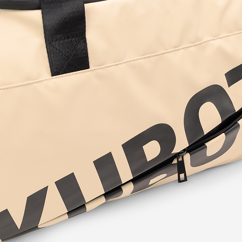 KUBOTA TORBA SPORTOWA ZIPPER BEŻOWA