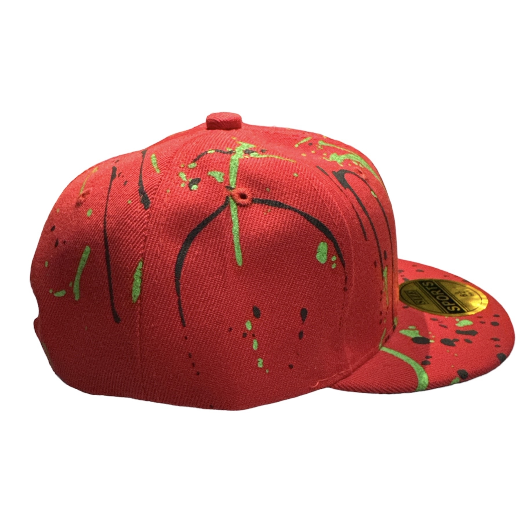 CZAPKA Z DASZKIEM SPORTS CAP SNAP BACK 6 3/4 54CM RED