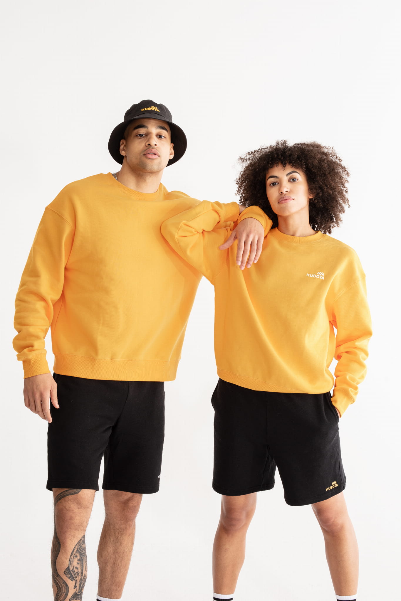KUBOTA BLUZA UNISEX POMARAŃCZOWA