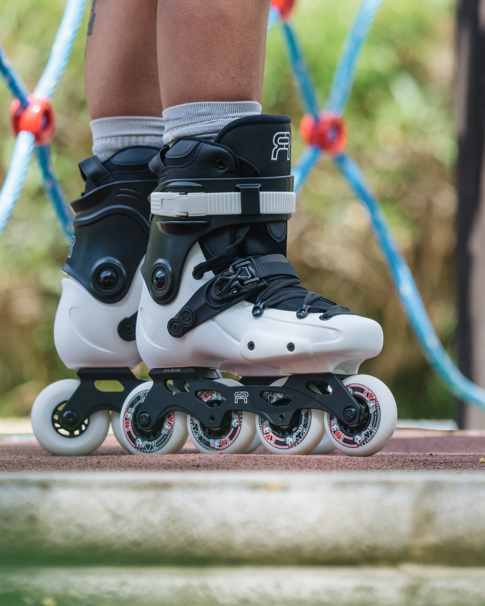 ROLKI FR SKATES FR3 80 WHITE