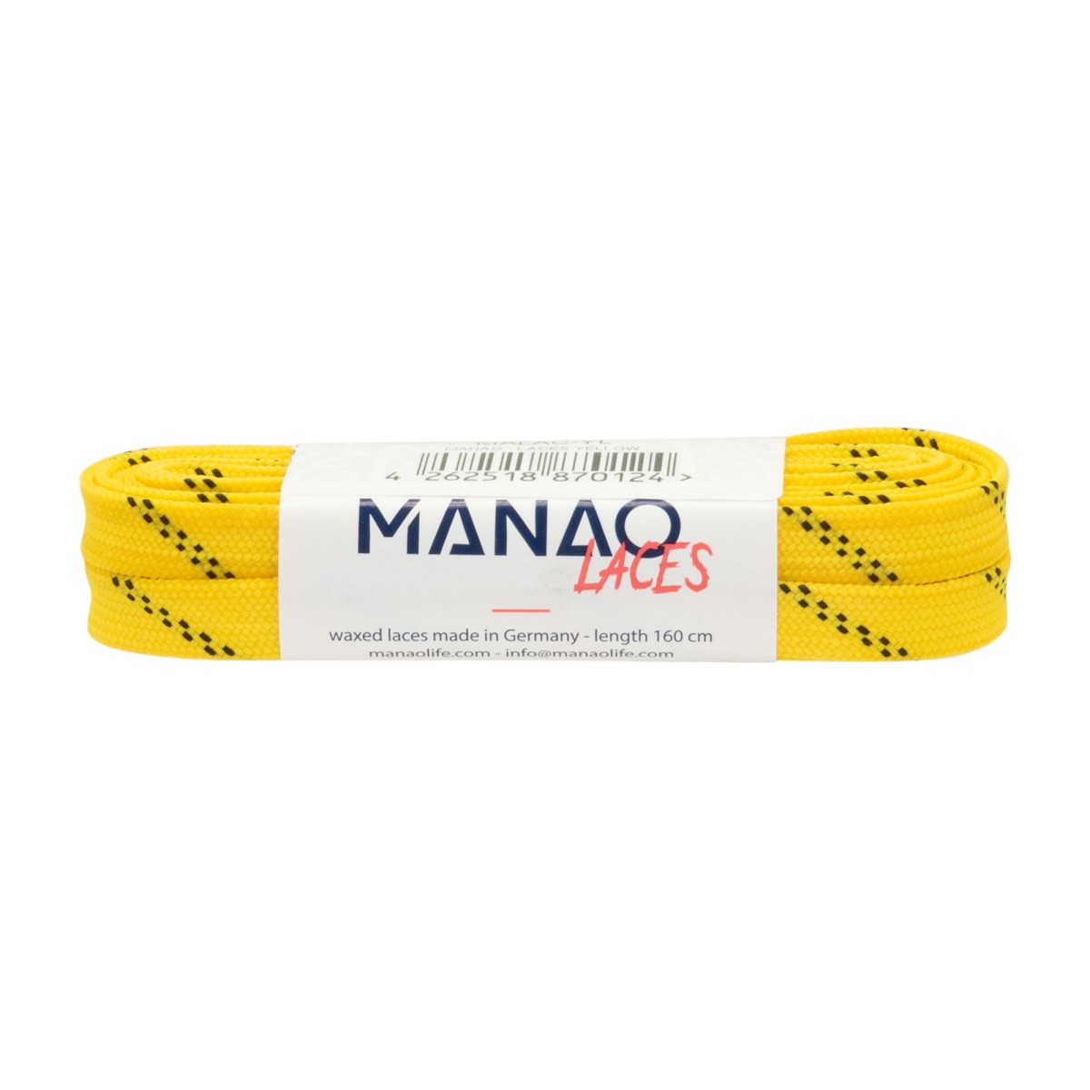 SZNURÓWKI WOSKOWANE MANAO LACES 160 CM YELLOW