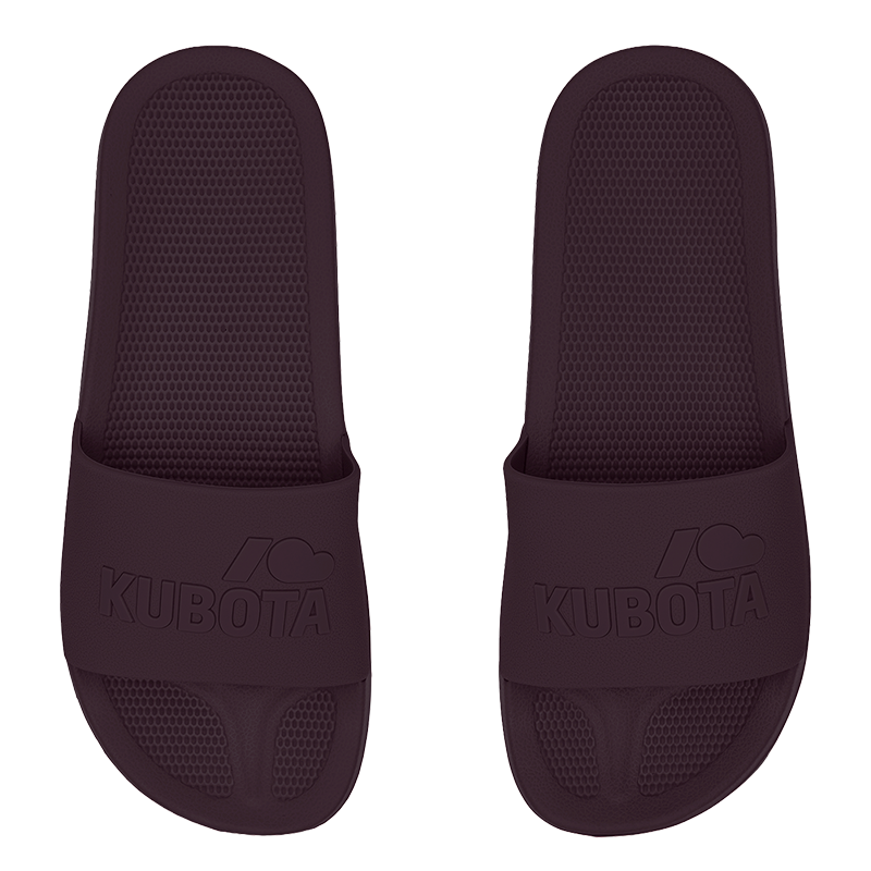 KLAPKI KUBOTA BASIC PLAIN BORDOWE