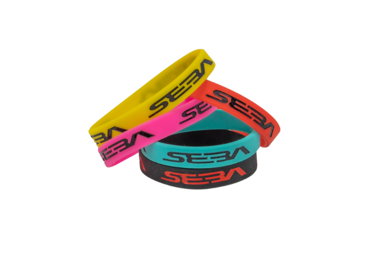 OPASKA SEBA SKATES WRIST BAND BRACELET SILIKONKI GUMKI YELLOW