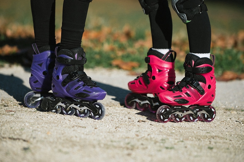 ROLKI FR SKATES AXS PINK - ROLKI JUNIORSKIE REGULOWANE
