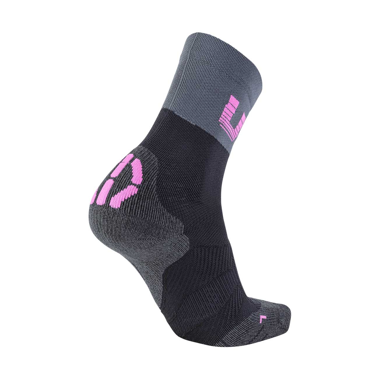 SKARPETY DO ROLEK UYN LADY LIGHT BLACK/GREY/ROSE VIOLET