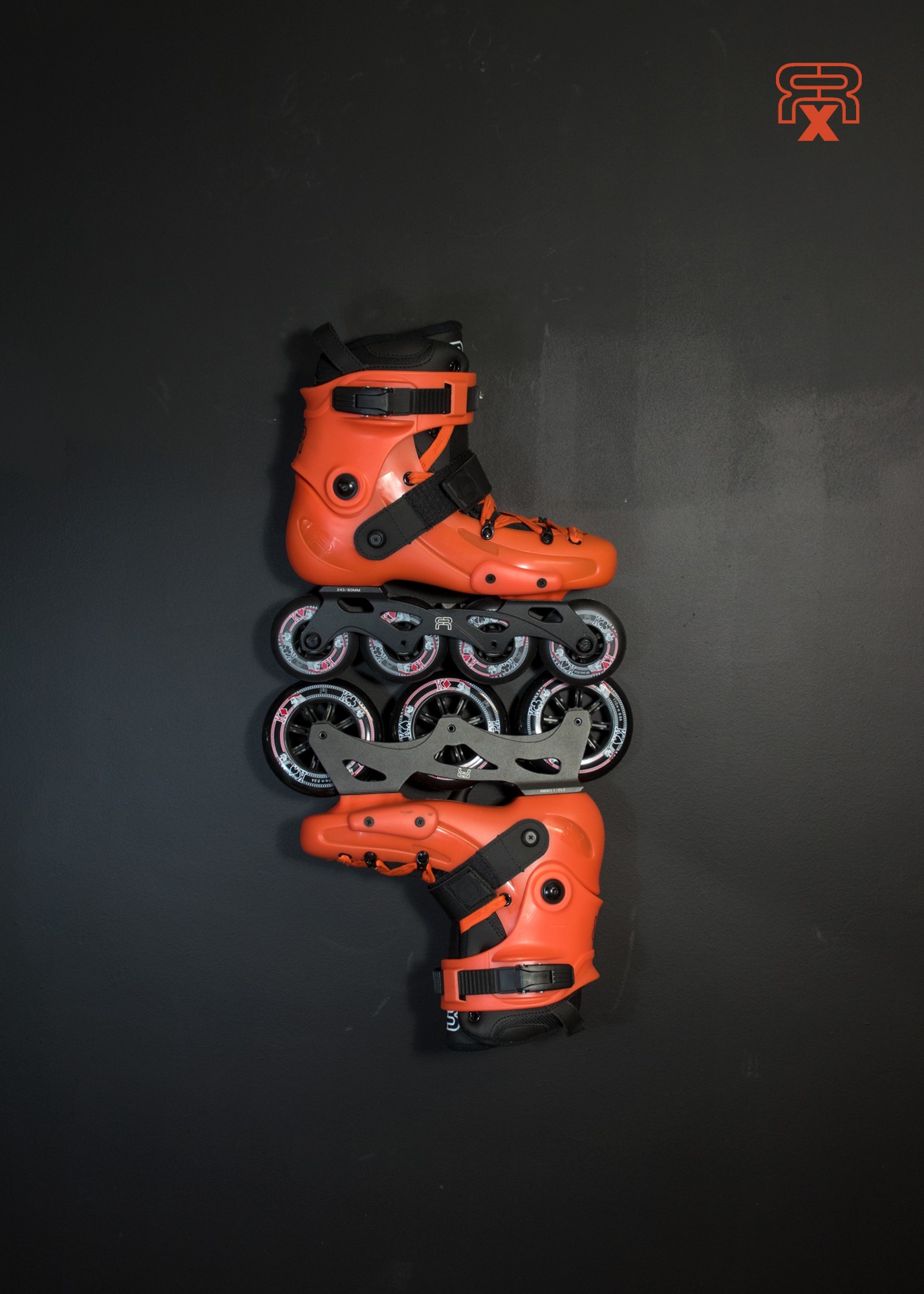 ROLKI FR SKATES FRX 80 ORANGE  