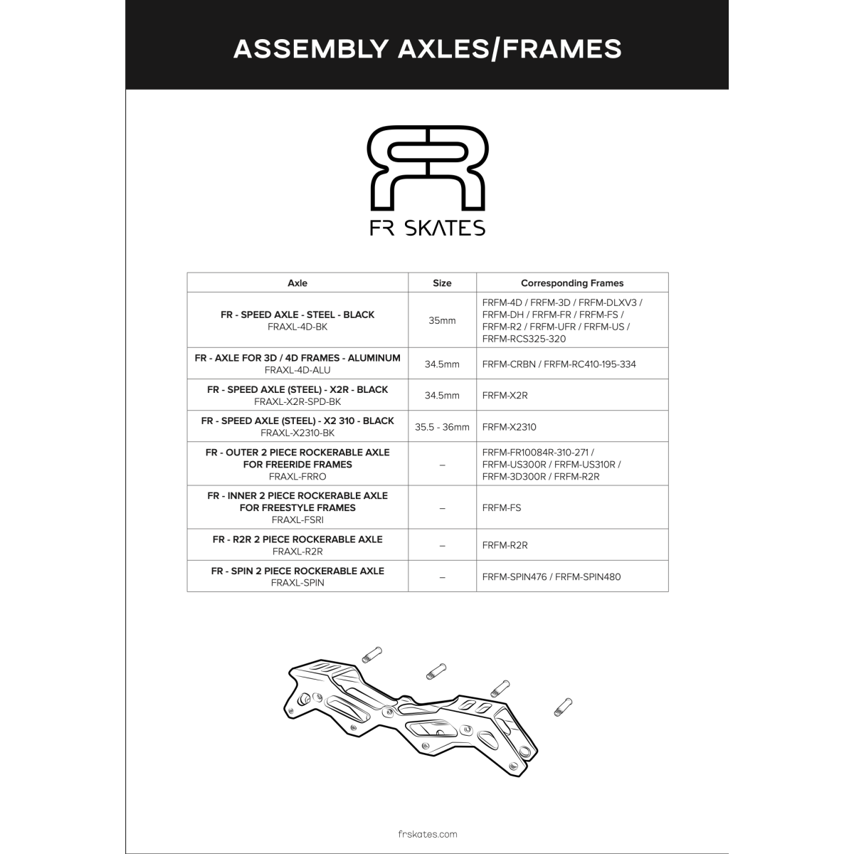 TULEJKI / TULEJA SPACERS FR SKATES DYSTANSOWE 8MM 10,17 X1