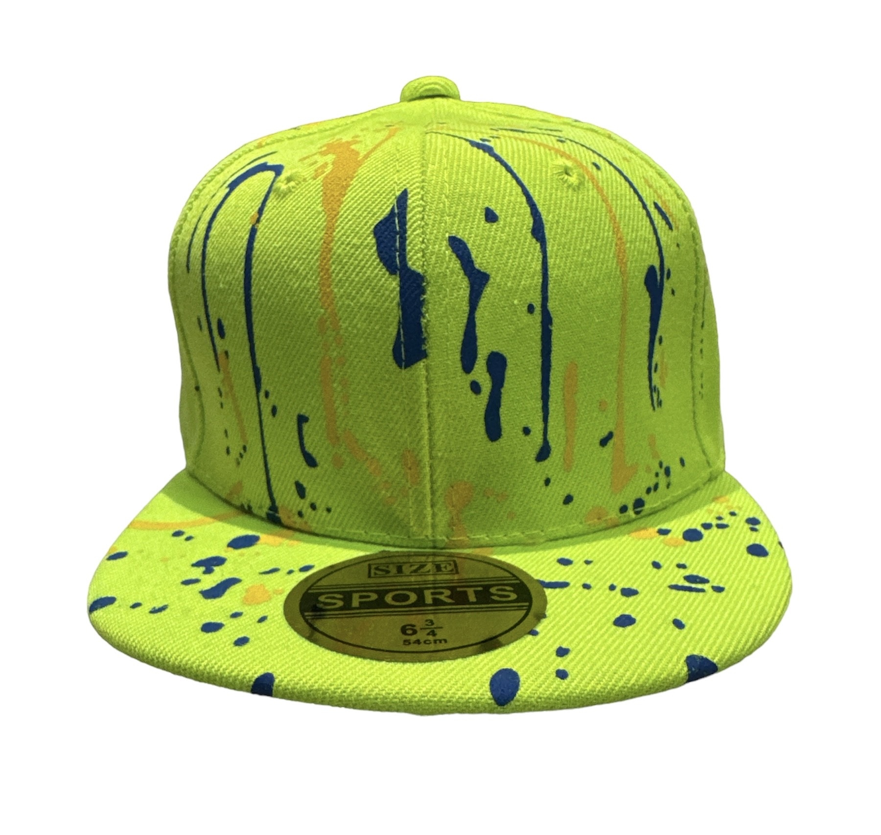 CZAPKA Z DASZKIEM SPORTS CAP SNAP BACK 6 3/4 54CM YELLOW