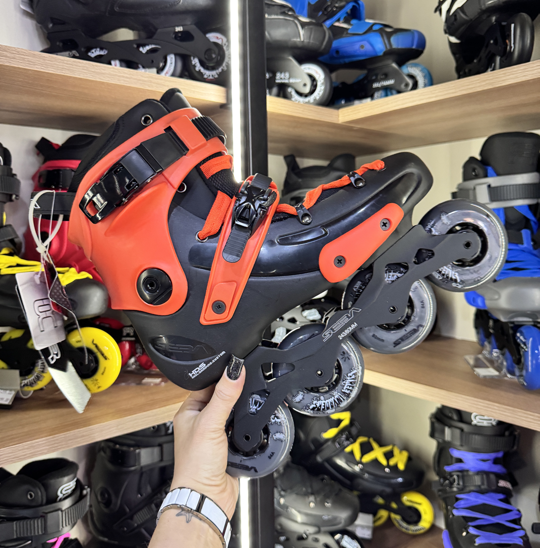 ROLKI SEBA FR1 80 BLACK ORANGE CUSTOM 40