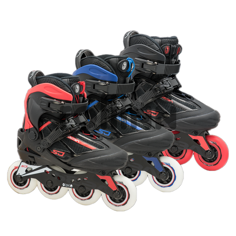 ROLKI SEBA SJ BLACK / RED - ROLKI JUNIORSKIE REGULOWANE