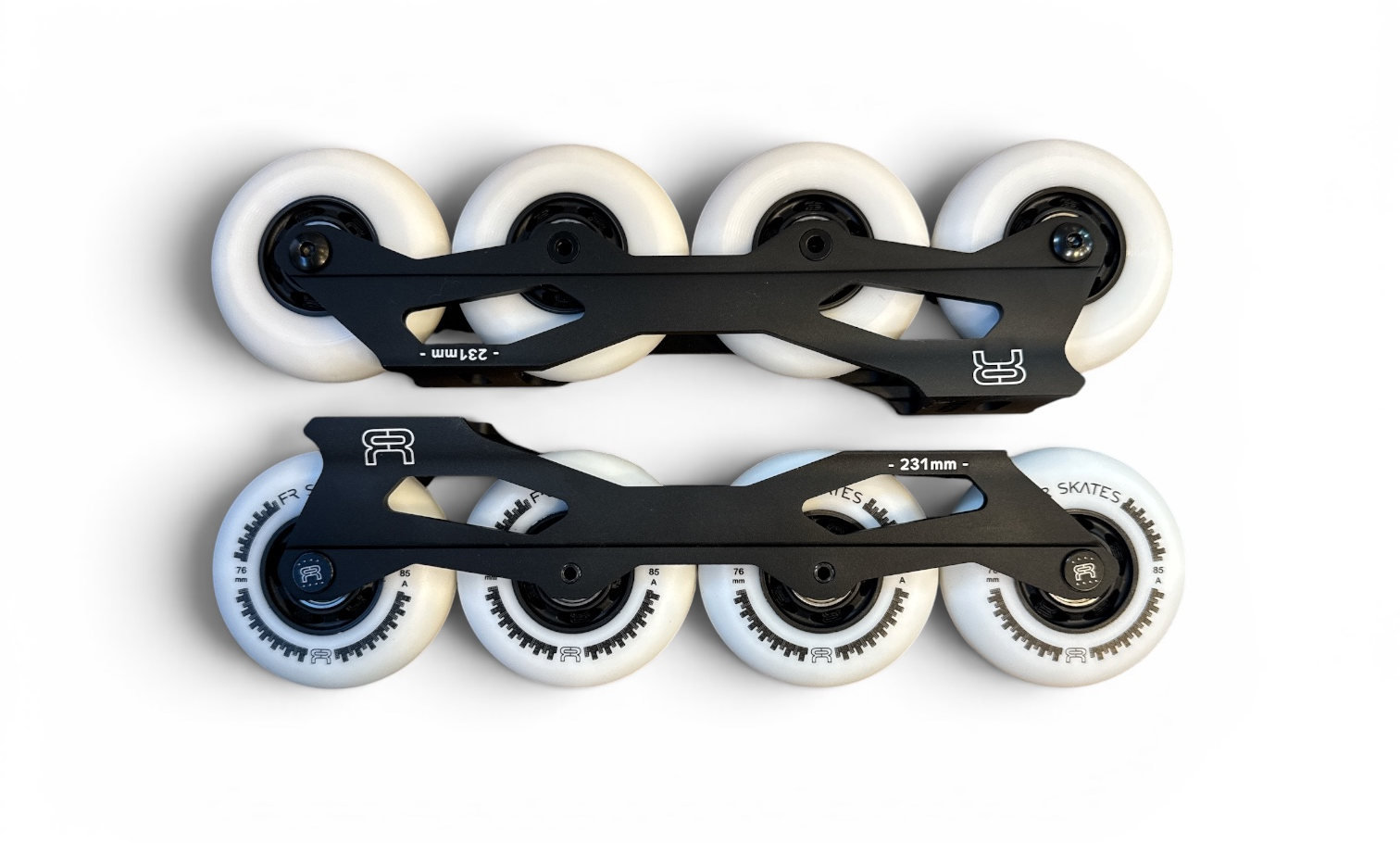 PŁOZY FR SPIN 476 FRAME 231MM BLACK ROCKERED / FLAT ZESTAW