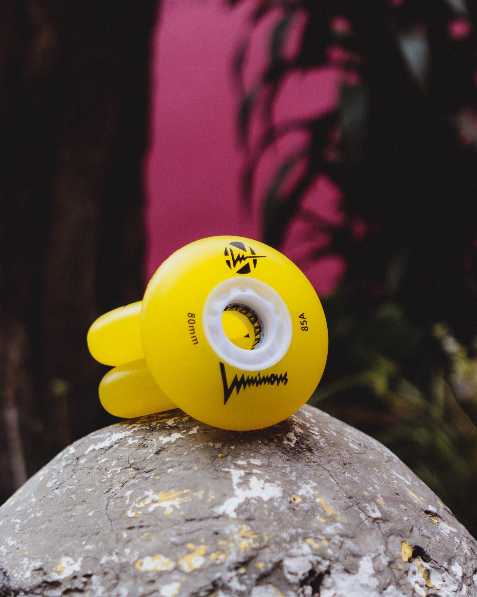 KOŁA LUMINOUS YELLOW 80MM / 85A X1