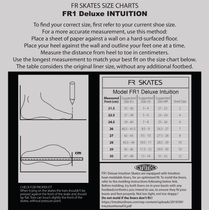 ROLKI FR SKATES FR1 80 DELUXE INTUITION BLACK