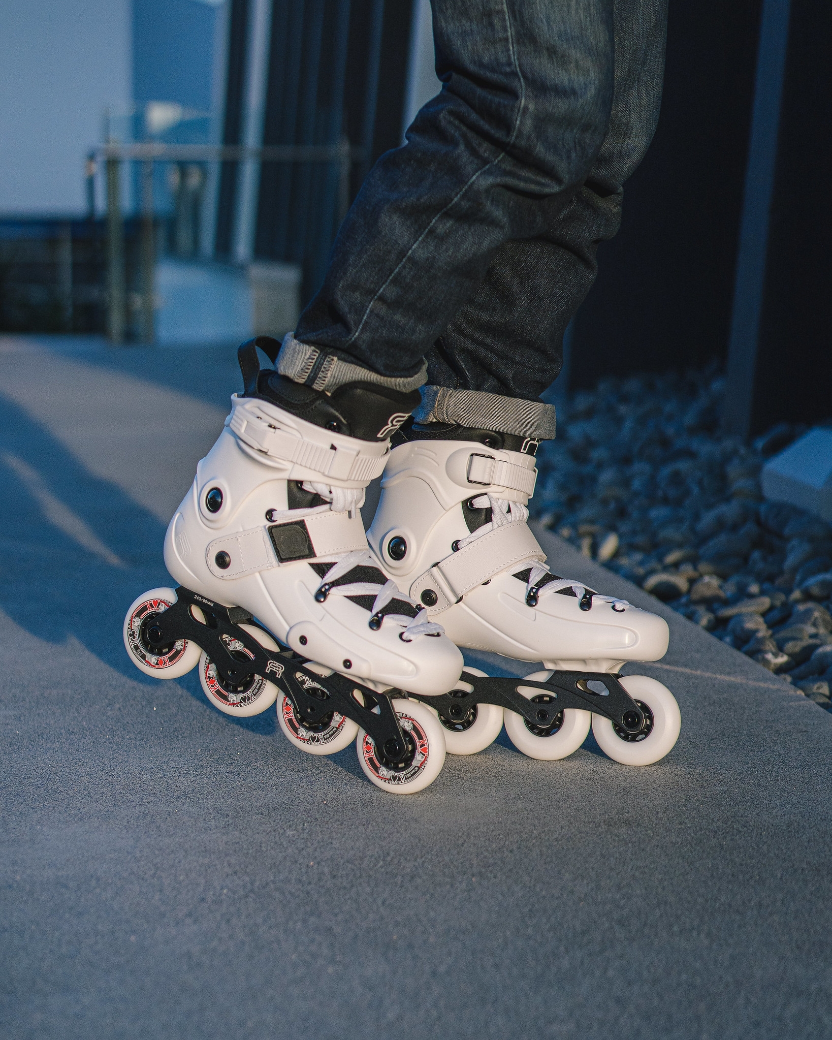 ROLKI FR SKATES FRX 80 WHITE