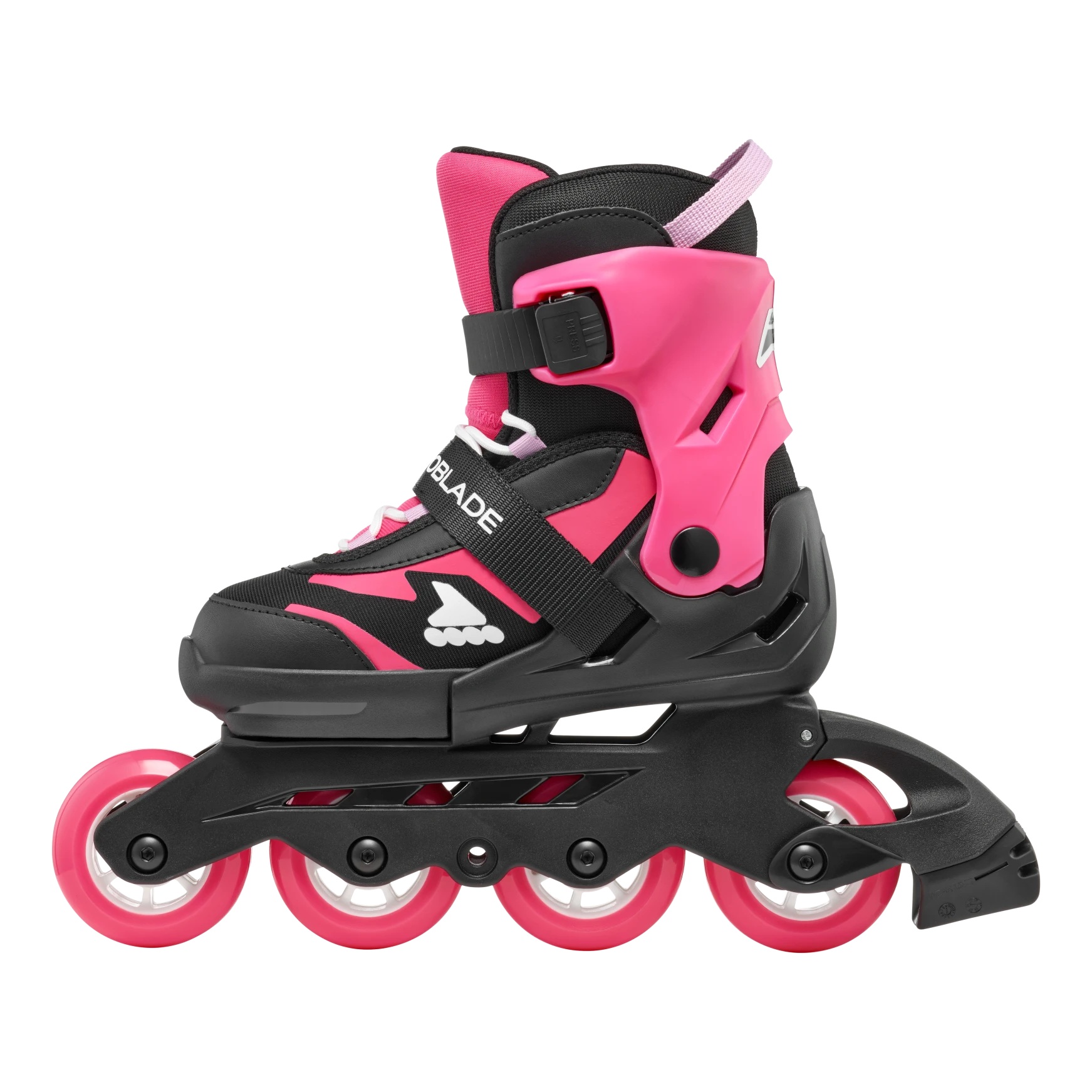 ROLKI ROLLERBLADE MICROBLADE BLACK / PINK - ROLKI JUNIORSKIE REGULOWANE