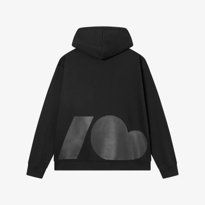 KUBOTA BLUZA STATEMENT UNISEX Z KAPTUREM CZARNA