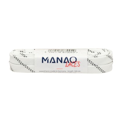 SZNURÓWKI WOSKOWANE MANAO LACES 160 CM WHITE