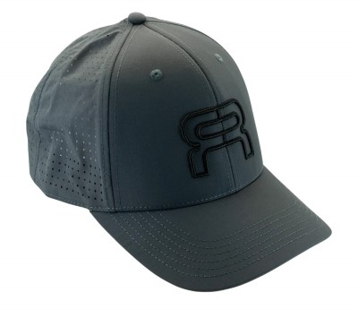 CZAPKA Z DASZKIEM FR SKATES LOGO AERO CAP DARK GREY / BLACK